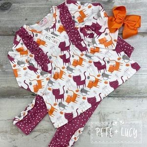 Pete & Lucy Karzy Kitty Long Sleeve Dress